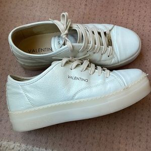 Valentino white sneakers 8.5